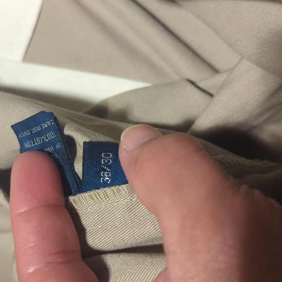 EUC Mens Polo beige chinos, size 38 - Picture 4 of 11